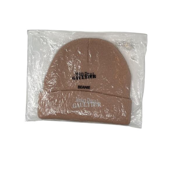 Jean Paul Gaultier Beanie - Peach Tan - Perfume Gift with Purchase Hat - Picture 3 of 6
